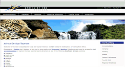 Desktop Screenshot of africadesud.co.za